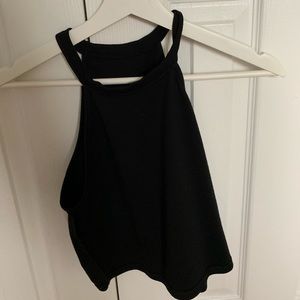 tight fitting crop top